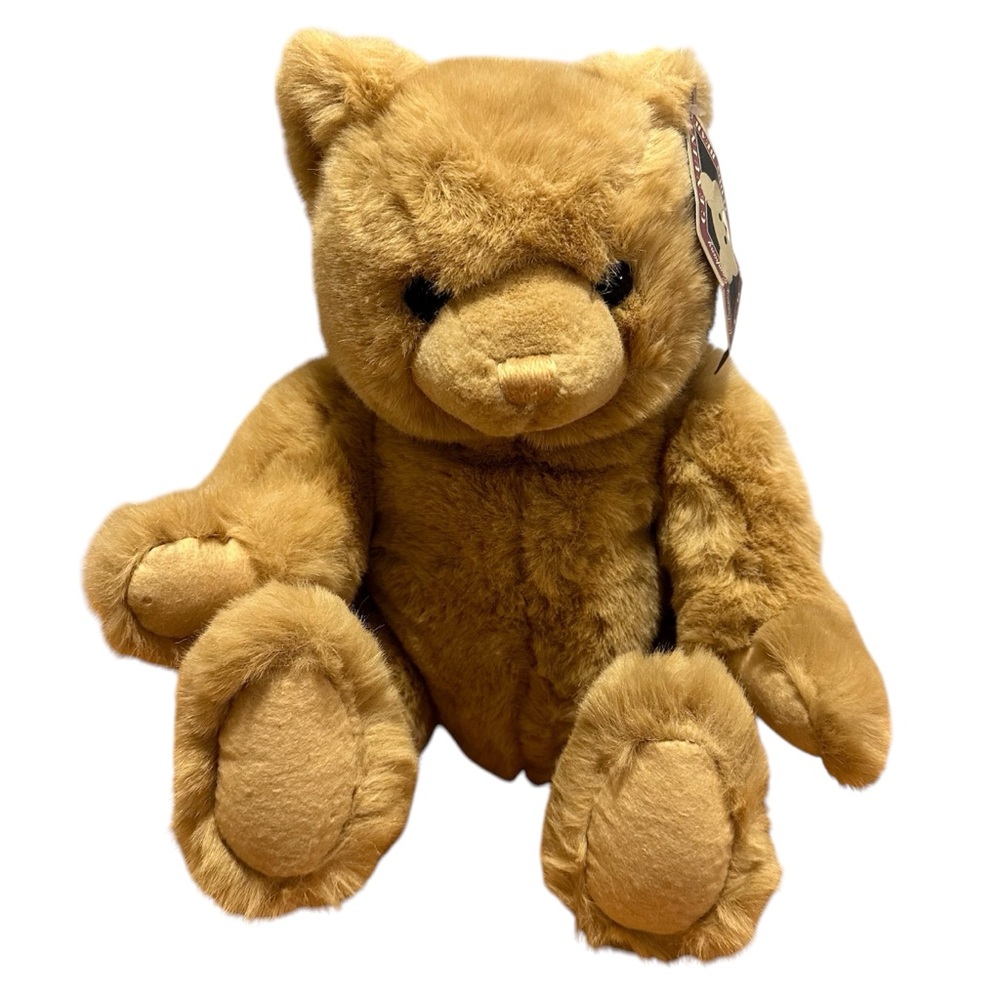 Vintage 1991 JC Penny Light Brown Stuffed Animal Plush